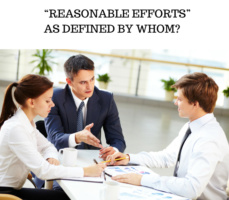 “REASONABLE EFFORTS” AS DEFINED BY WHOM-