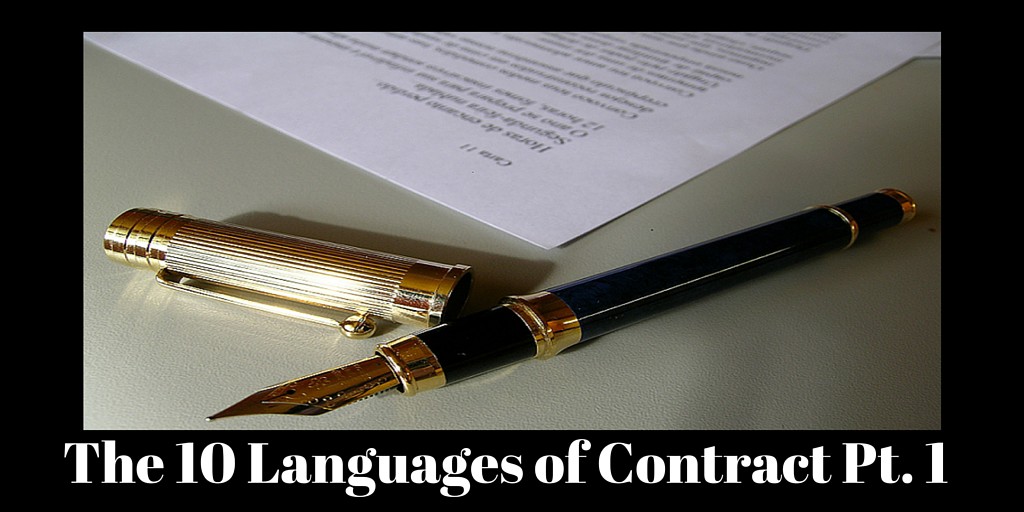 Picture of  contract with pen